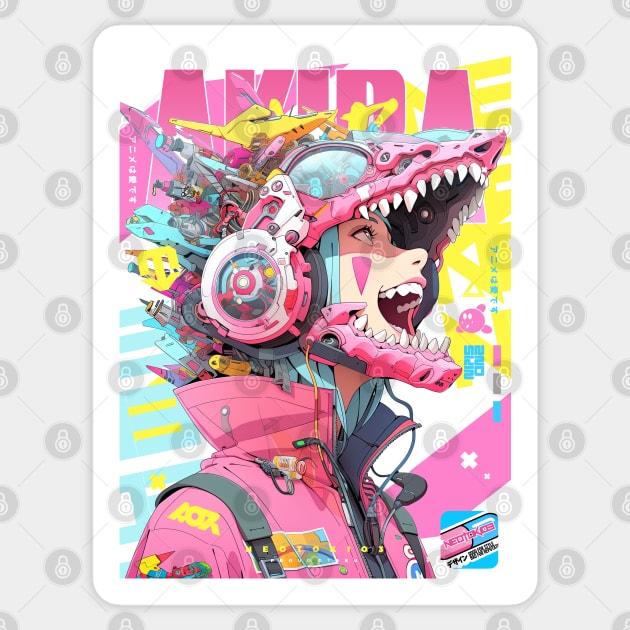 AKIBA DRIP - 🟡🩷🟡 ✦ WOLF TRIBE PRINCESS ✦ 」 🟡🩷🟡 ANIME MANGA NEXTLVL ART Sticker by Akiba Drip